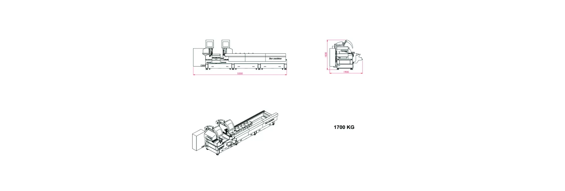 AS 423 40 Outside Tilting Double Mitre Saw 45 90