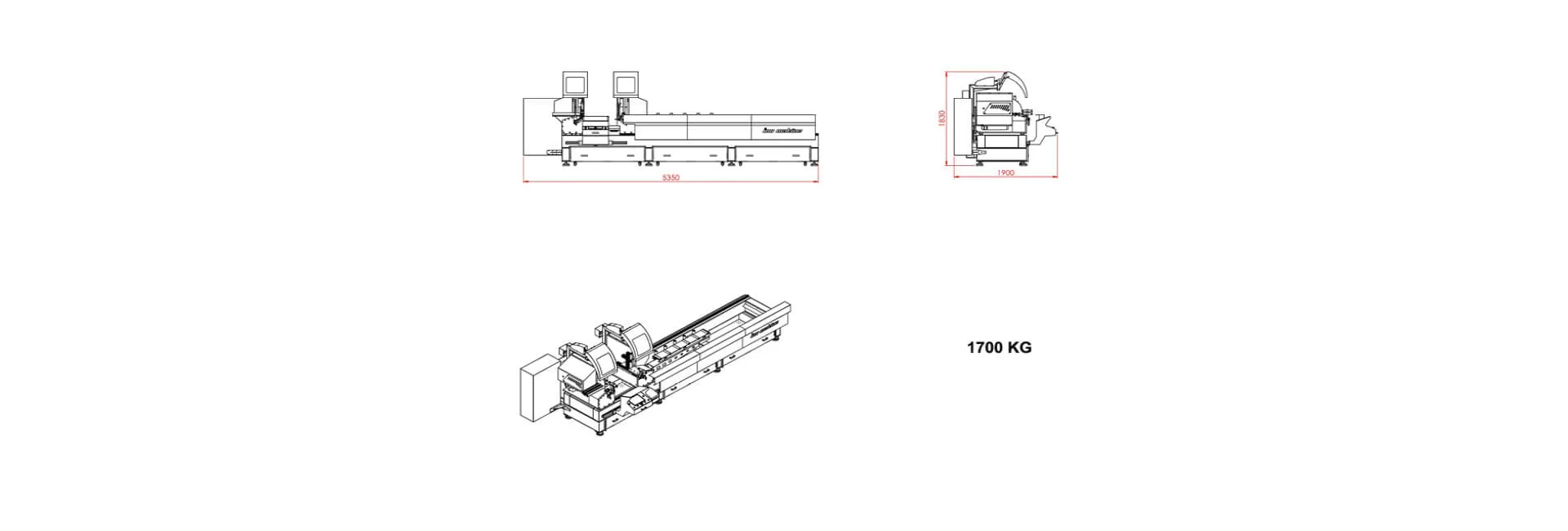 AS 424 40 Outside Tilting Double Mitre Saw