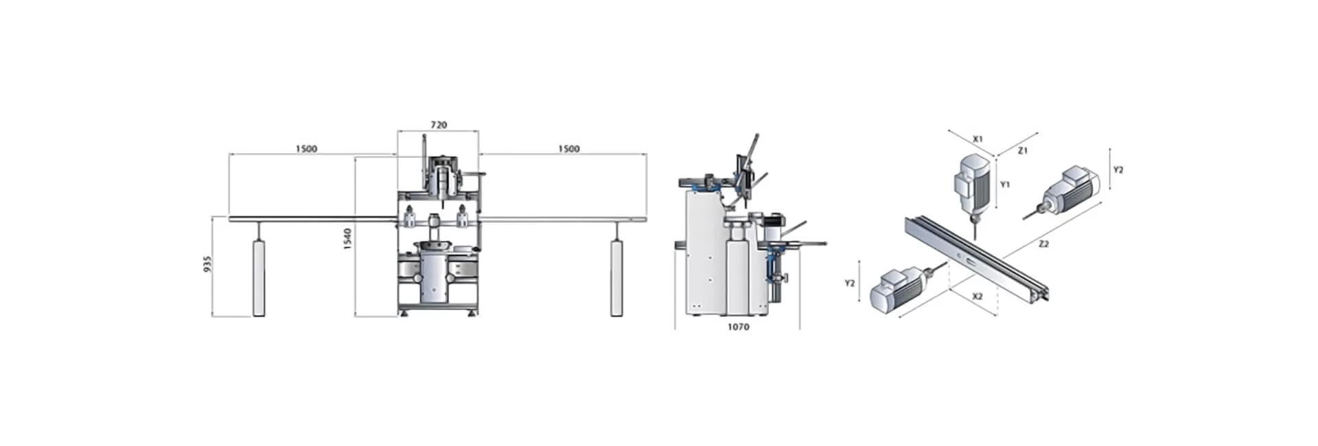 AS 447 3 Spindle Copy Router